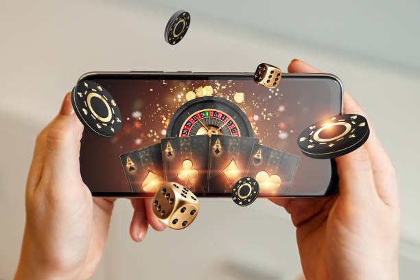 Ilustrasi pengguna mengklaim bonus selamat datang di ponsel dengan interface sukaslot99